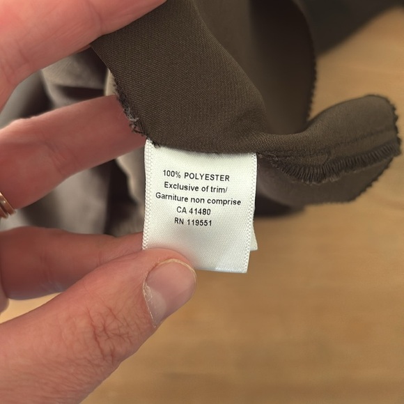 Gentle Fawn Button Front Peplum Blouse – XS - Picture 6 of 7